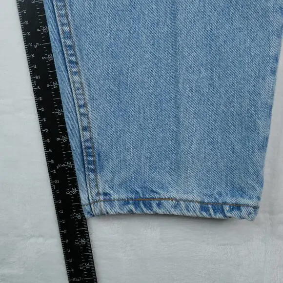Vintage 90s Levi 550 Jeans Womens 22W High Rise Mom Denim Relaxed Tapered Leg